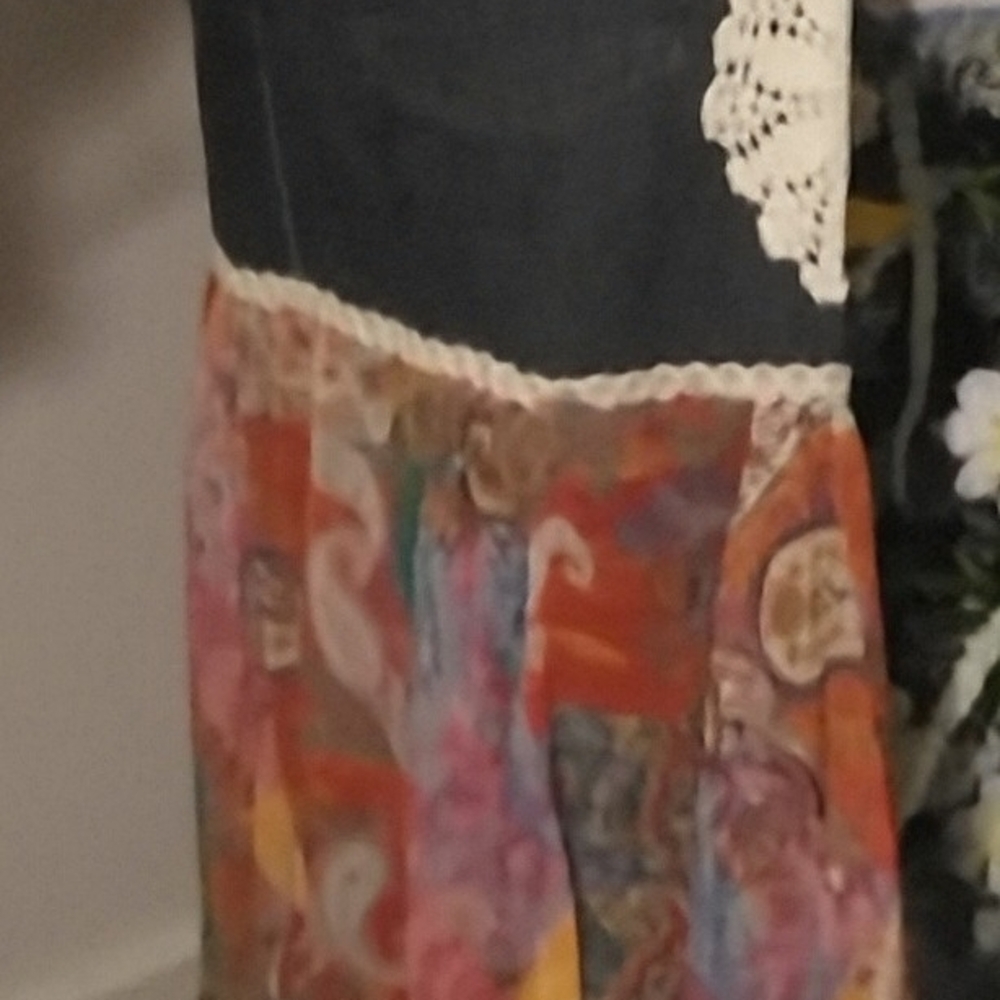 Levi's Multicolor Patchwork Maxi Skirt - image 4